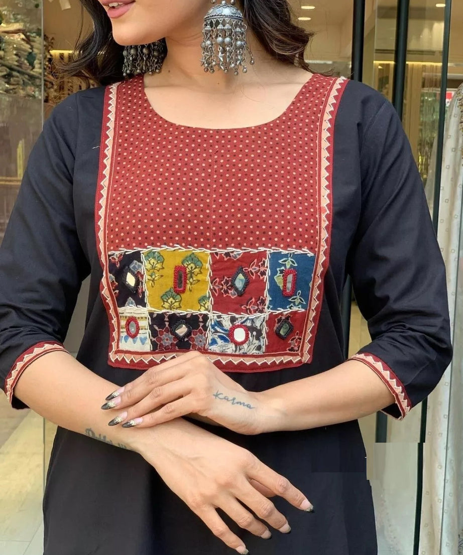 Rayon With Mirror Work Women Readymade Salwar Kameez Dupatta