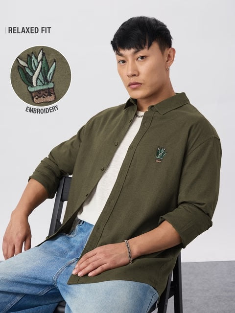 Grow Cotton Linen Shirts