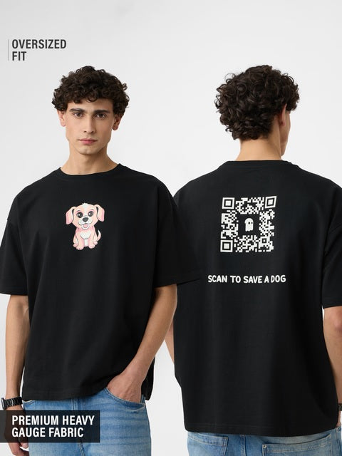 Save The Dog Oversized T-Shirts