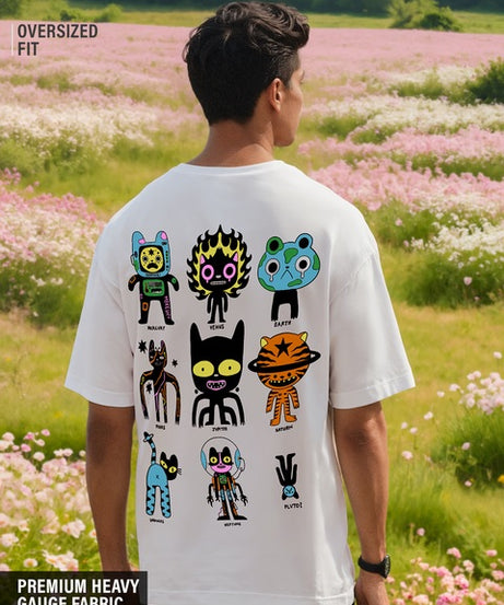 Solar Cats Oversized T-Shirts