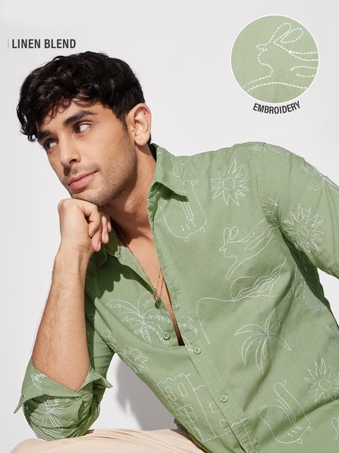 Bloom Summer Vibe Cotton Linen Shirts