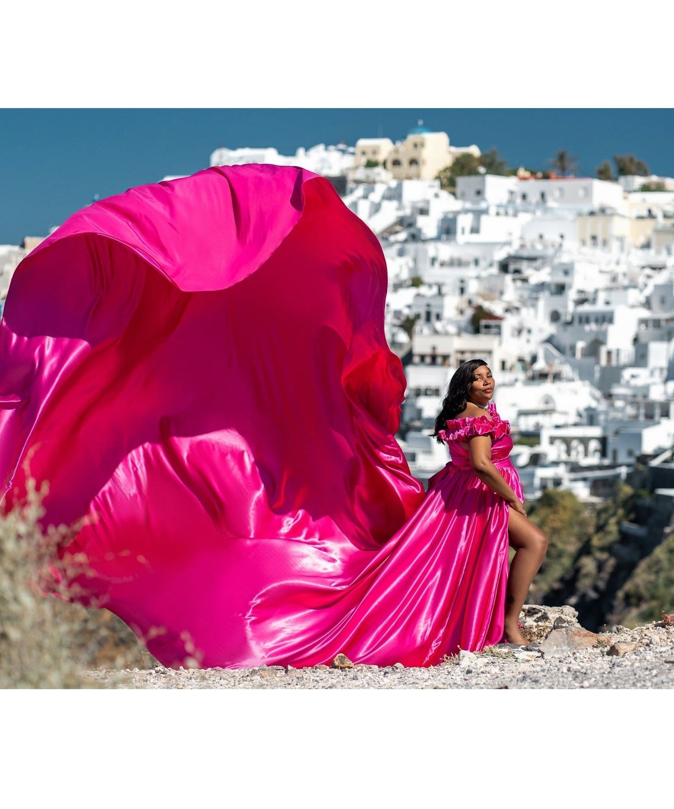 Long Flying Dress | Flying Dress for Photoshoot | Long Train Dress