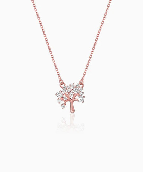 Rose Gold Tree of Life Necklace