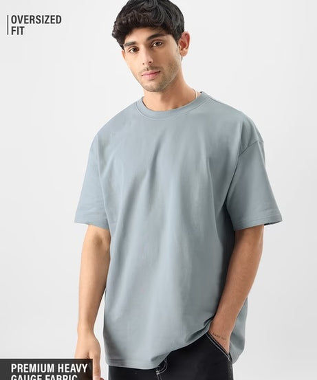 Slate Grey Oversized T-Shirts