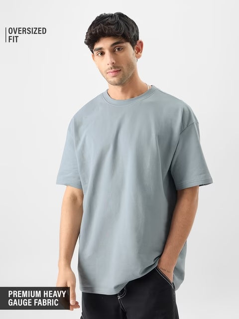 Slate Grey Oversized T-Shirts