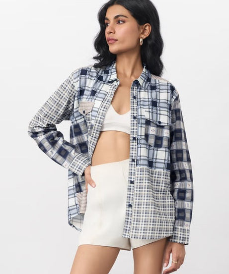Plaid Aster Women Shirts
