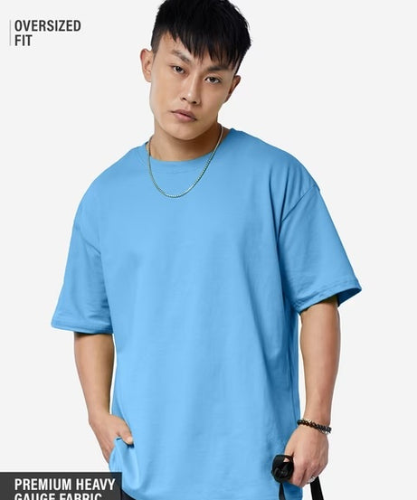 Atlantic Blue Oversized T-Shirts