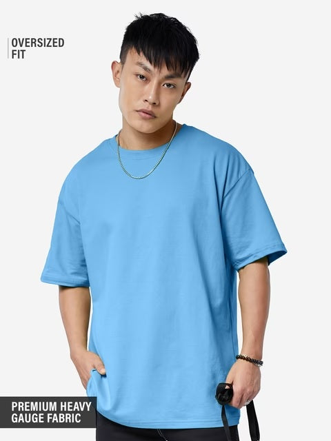 Atlantic Blue Oversized T-Shirts