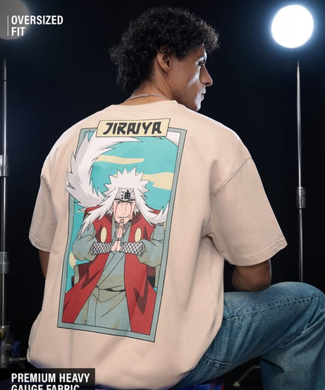 Naruto Shippuden Jiraya Oversized T-Shirts