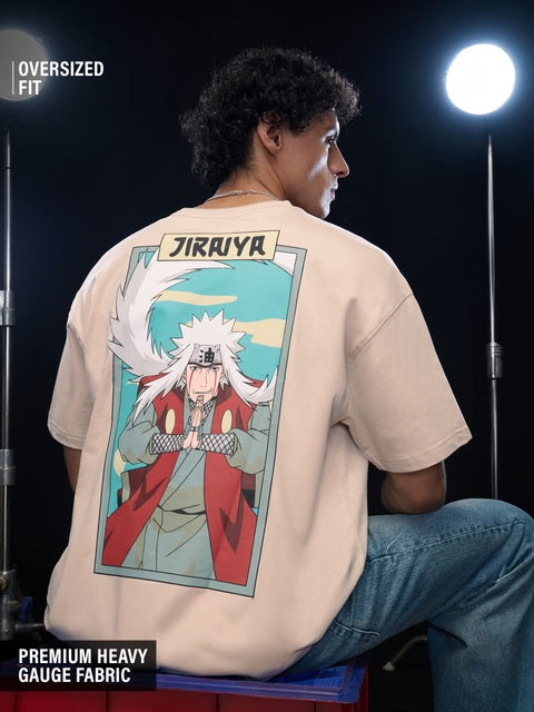 Naruto Shippuden Jiraya Oversized T-Shirts