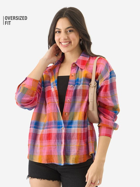 Stained Glass Women Boyfriend Shirts