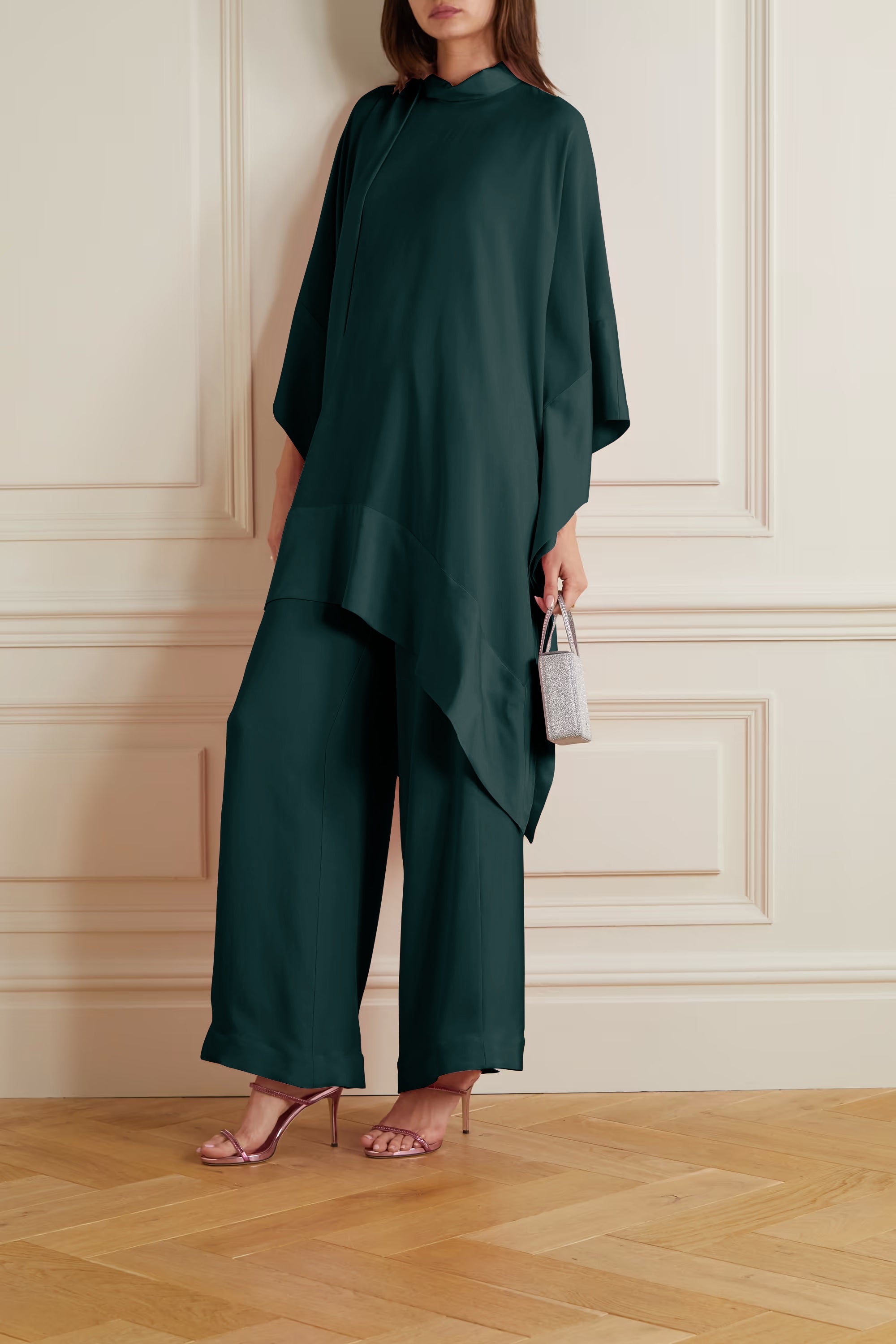 Korean Nida Co-ord Set For Women's