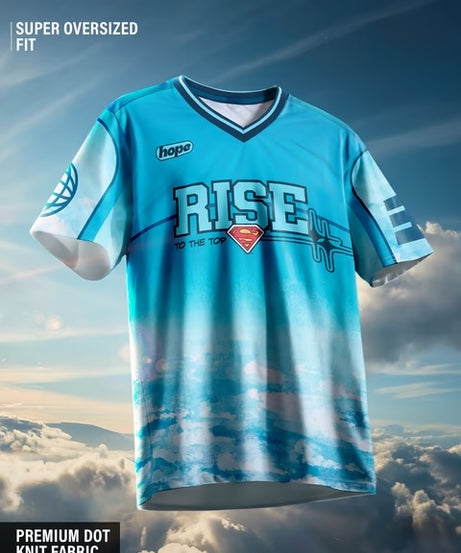 Superman Rise To The Top Oversized Jerseys