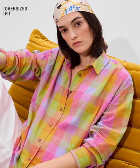 Tex Mex (Textured) Women Boyfriend Shirts