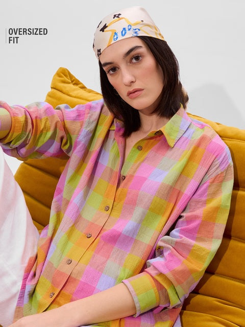 Tex Mex (Textured) Women Boyfriend Shirts