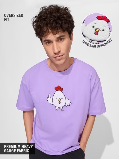 Poker Face Oversized T-Shirts