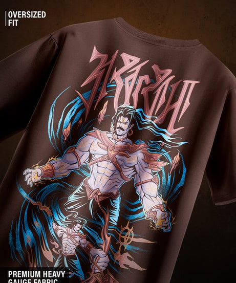 Ashwatthama The Cursed Warrior Oversized T-Shirts
