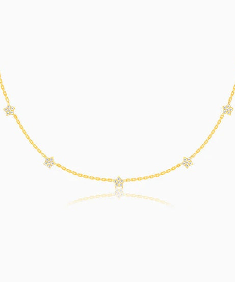Golden Star Constellation Necklace