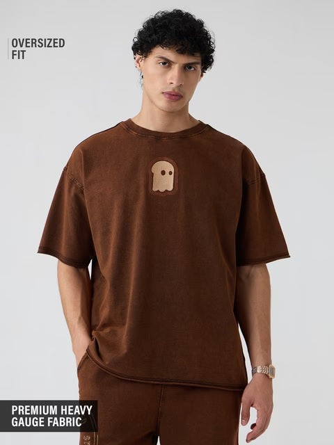 Mr. Souls (Brown) Oversized T-Shirts