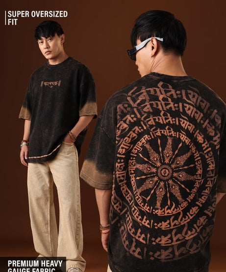 TSS Originals  Kaal Chakra Super Oversized T-Shirts