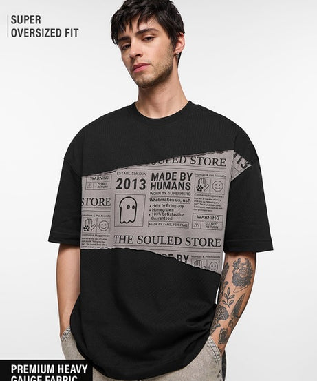 In The News Super Oversized T-Shirts