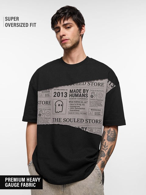 In The News Super Oversized T-Shirts