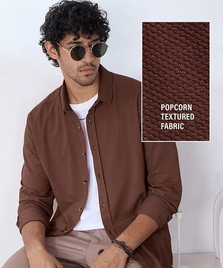 Magnum Men Textured Shirts