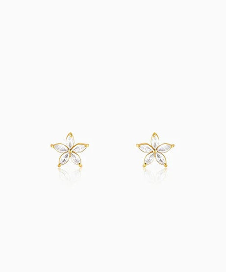Golden Lily Earrings