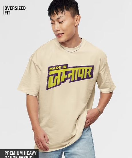 Fukrey Made in Jamnapaar Oversized T-Shirts