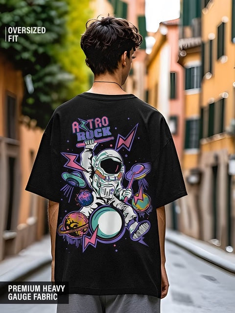 Astro Rock Oversized T-Shirts
