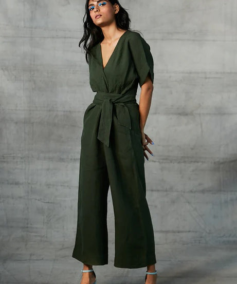 Linen Wrapped Jumpsuit