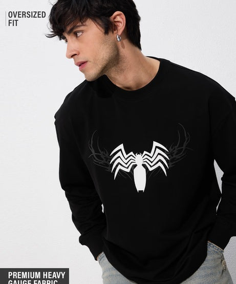 Marvel Venom Oversized Full Sleeve T-Shirts