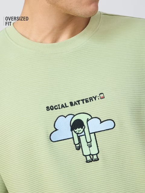 Ottoman Social Battery Oversized T-Shirts