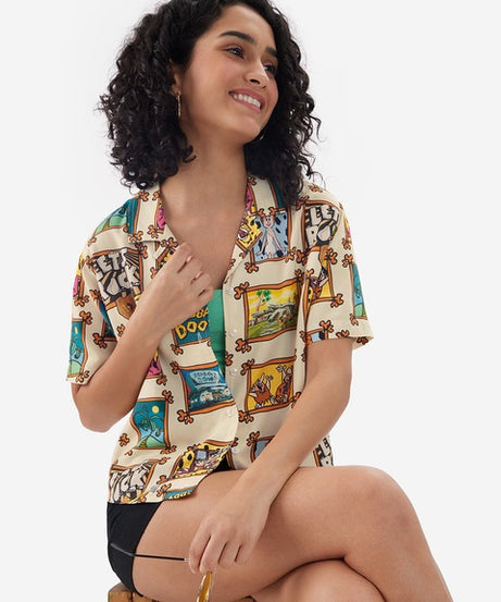 The Flintstones Let's Rock Women Holiday Shirts