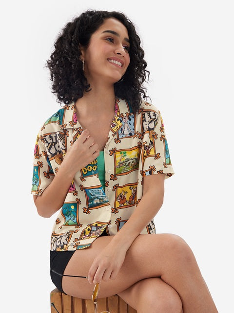 The Flintstones Let's Rock Women Holiday Shirts