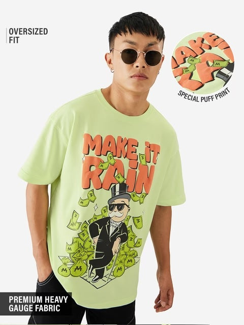 Make It Rain Oversized T-Shirts