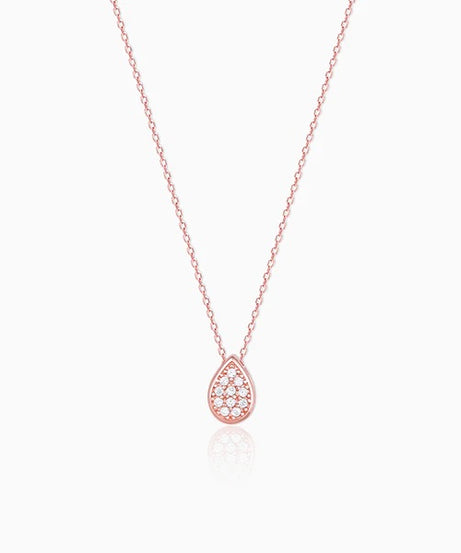 Rose Gold Studded Swayer Necklace