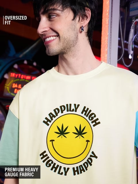 Happy High Oversized T-Shirts