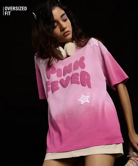 Pink Fever Women Oversized T-Shirt