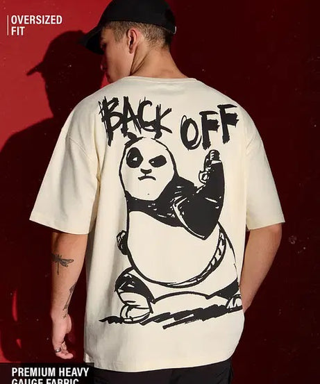 Kung Fu Panda Back Off Oversized T-Shirts
