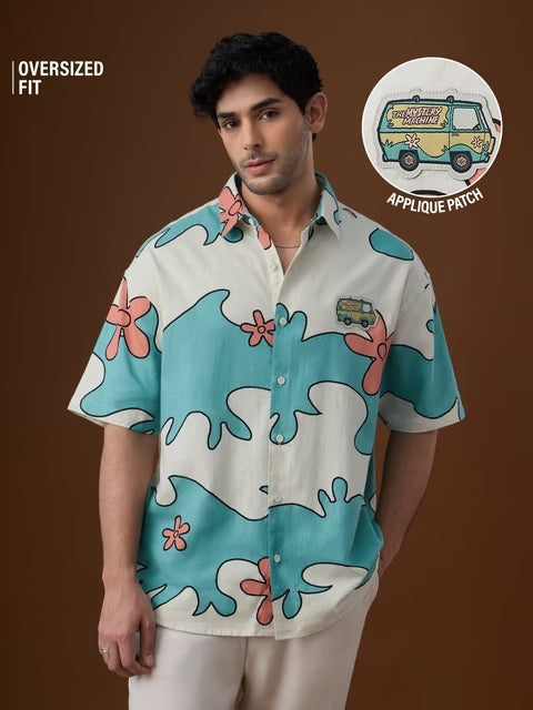 Scooby Doo Mystery Machine Oversized Shirts