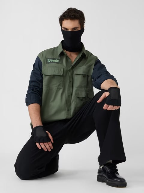 Kakashi Uniform Men Utility Shirts