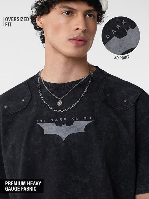 Batman Dark Knight Logo Oversized T-Shirts