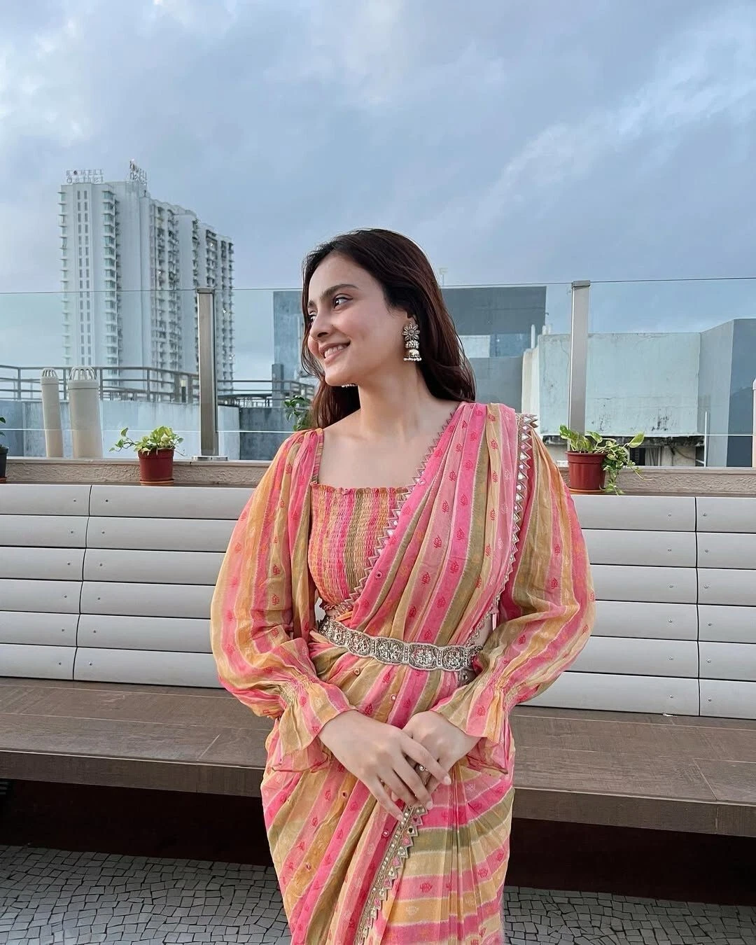 Original Smooth Georgette Party Wear Saree With Blouse 11-GP