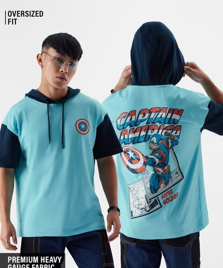 Captain America Super Soldier Hooded T-Shirts