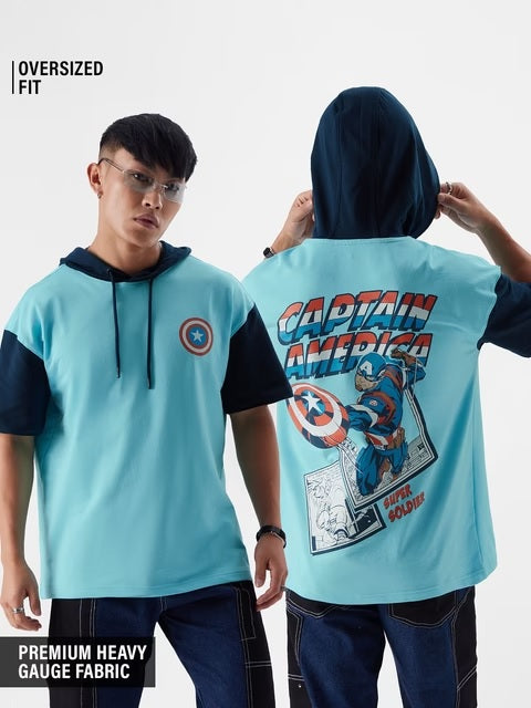 Captain America Super Soldier Hooded T-Shirts
