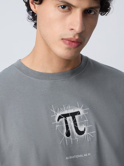 Printed Pi State Men Relaxed Fit T-Shirts