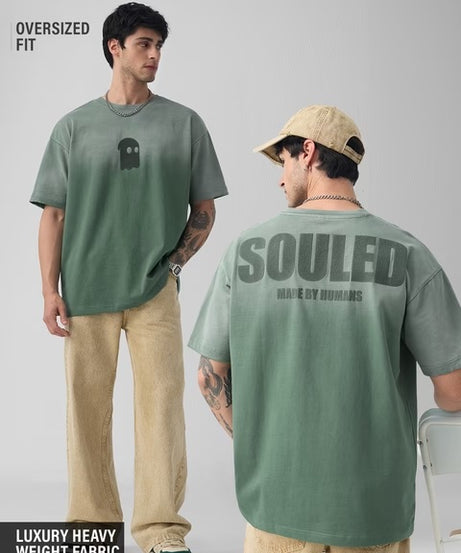 Green Wash Oversized T-Shirts