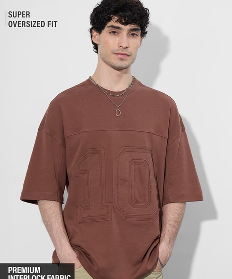 Varsity Rust Super Oversized T-Shirts