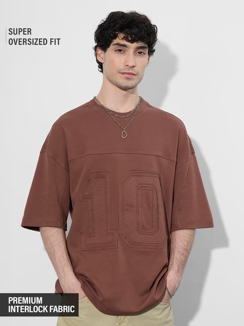 Varsity Rust Super Oversized T-Shirts